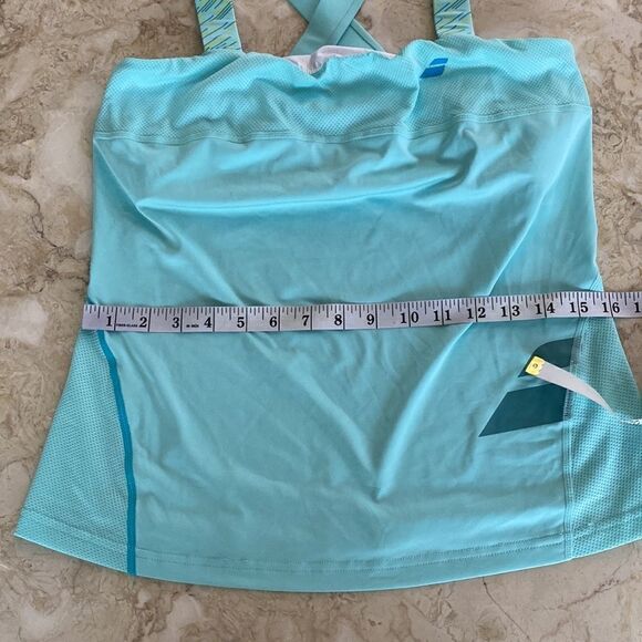 Babolat Core Lightweight Tennis Performance Pleated Skort & Matching Tank Top - Picture 12 of 16